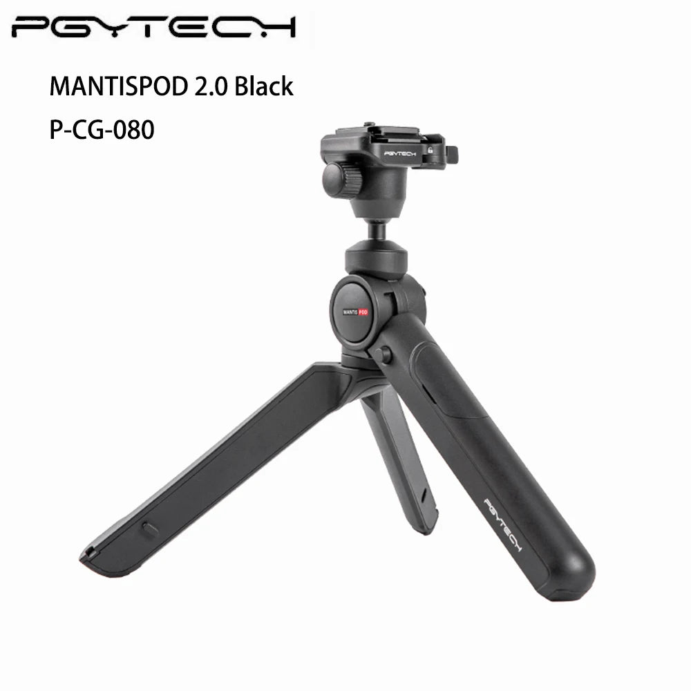 PGYTECH MANTISPOD 2.0 Bluetooth Mini Camera Vlogging Tripod|6 Modes Small Travel Flexible DSLR Pocket Stand With Remote Control