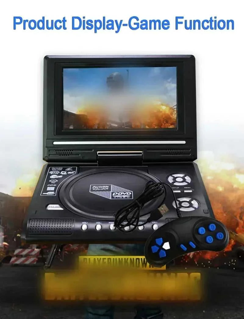 9.8 Inches Portable DVD Player High Clarity TV Function Built-in Card Reader Swivel Screen Mobile DVD Player for Travel The jack market .AU The jack market .AU Accessories Electronics $ 123 14:350853#7.8 inch UK Plug