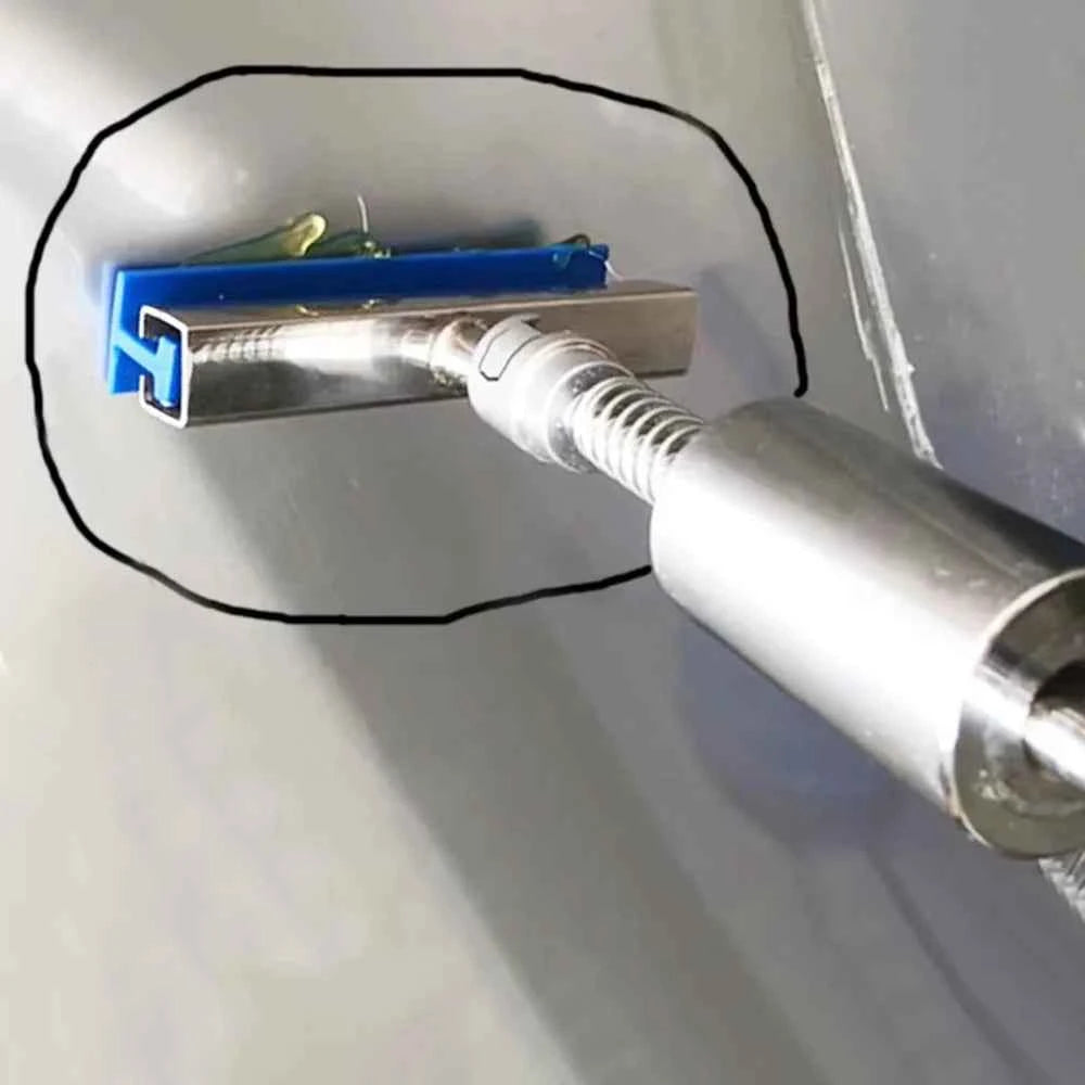 6Pcs Adhesive Blue Glue Tabs Car Paintless Dent Repair Removal Tool Auto Body Dent Removal Pulling Tabs Pull Tabs for Car