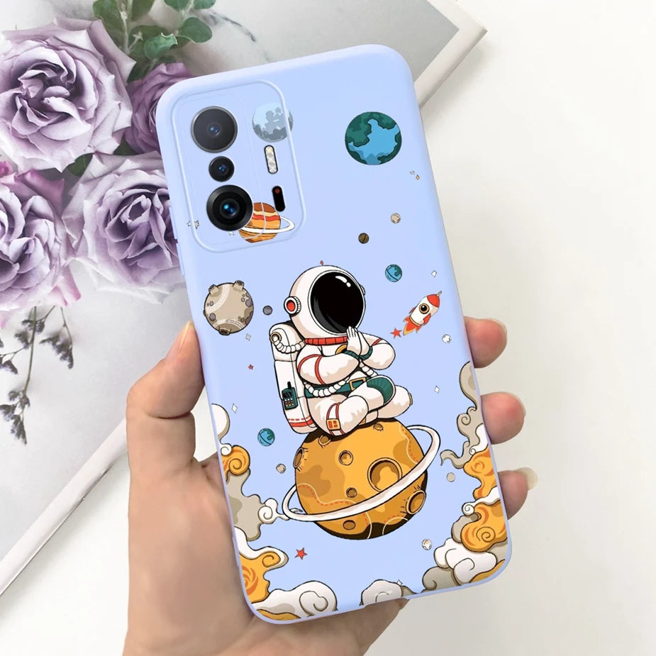 Xiaomi 11T Pro Case - Cute Cartoon Design, Soft Silicone Protection for Xiaomi Mi 11T Pro & 11TPro