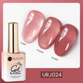 UR SUGAR 15ml  Autumn Winter Red Cat Magnetic Gel Nail Polish White Dopamine Nail Sparkling Glitter Soak Off UV LED for Manicure