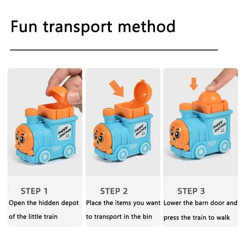 Baby Toys Car Mini Press and Go Vehicles Cartoon Train Toys Montessori Educational Game Inertia Pull Back Cars Kindergarten Gift The jack market .AU The jack market .AU Little Wonders $ 50 14:173#Red;200007763:201336100