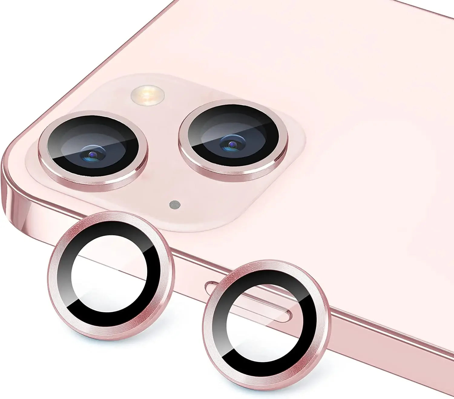 Brand Name Deep Purple Camera Lens Protector - 2-3Pcs Premium Glass Protection for iPhone 14 Pro Max, 13, 12, 11