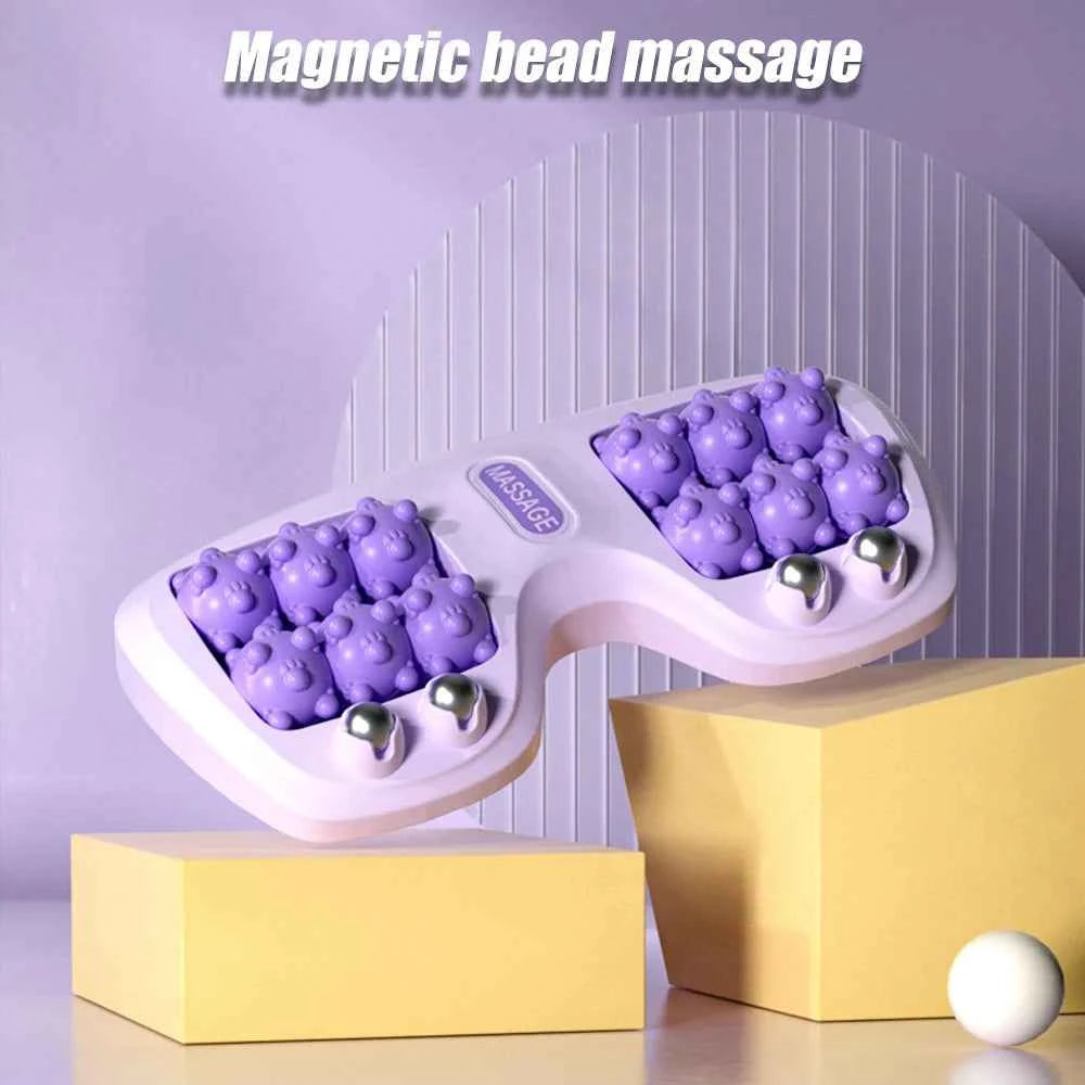 Dual Foot Massager Roller Foot Massage,Plantar Fasciitis Relief Heel/Arch/Muscle Aches/Foot Pain/Stress Relief & Deep Relaxation