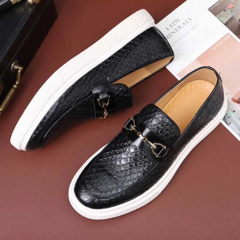 Fashion Men's Casual Shoes Embossed Leather Men Classic Retro British Style Tassels Loafers Mens Slip-on Outdoor Driving Flats The jack market .AU The jack market .AU Step Up Your Style: Trendy Shoes for Every Occasion! $ 101 14:193#S11 Black;200000124:200000364#39 (US 6.5);200007763:201336100