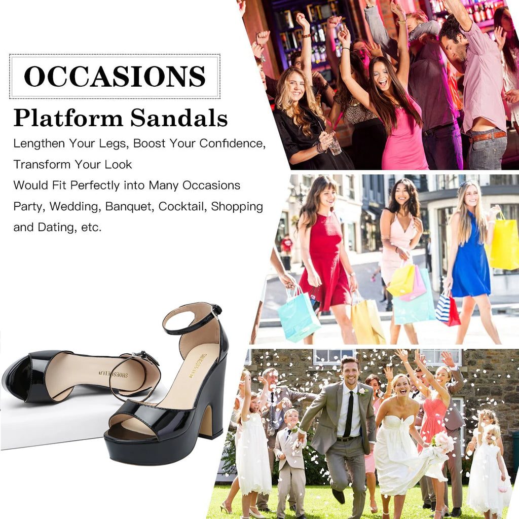 Women Sandals 2026 Summer Ankle Strap Pumps Colourful Sexy Peep Toe Square High Heels Flock Platform Wedding Pole Dancing Shoes