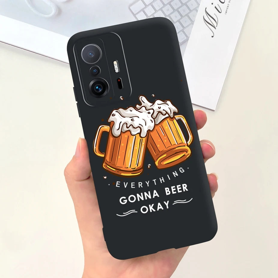 Xiaomi 11T Pro Case - Cute Cartoon Design, Soft Silicone Protection for Xiaomi Mi 11T Pro & 11TPro