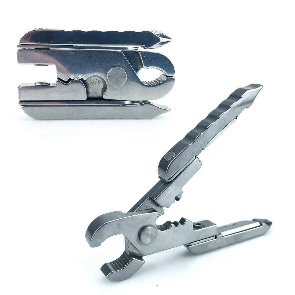 MiniPro Multi-Tool: 10-in-1 Folding Pliers & Screwdriver Kit for Outdoor Adventures