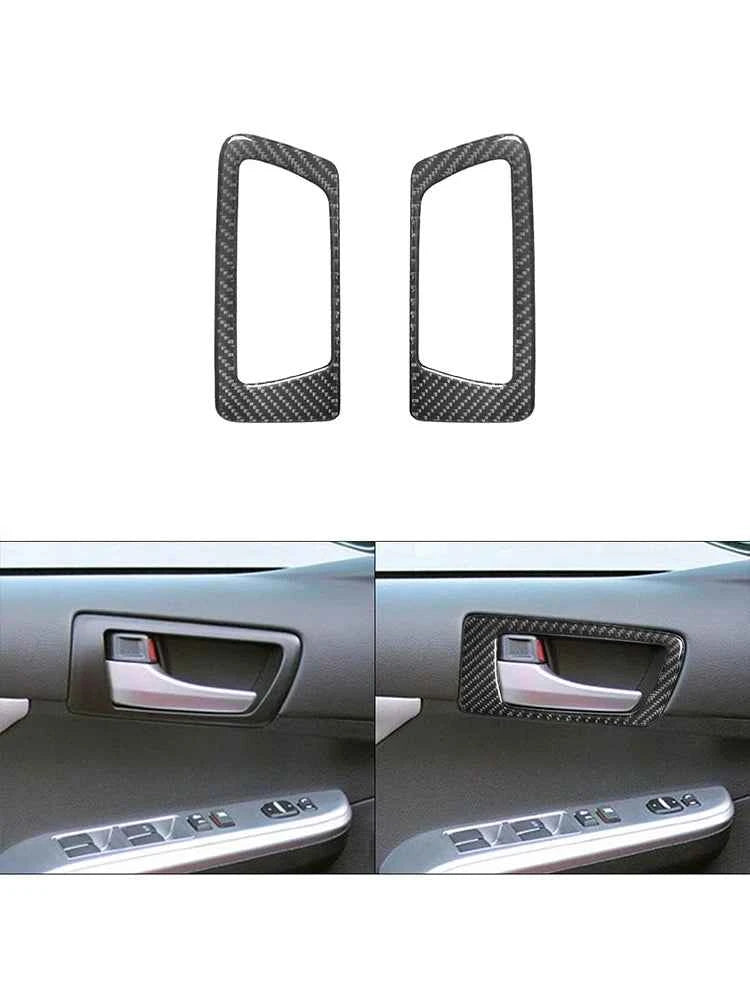 Carbon Fiber Material Black Stickers Cover Trim For Toyota Camry 2012 2013 2014 Car Interior Decorative Accessories