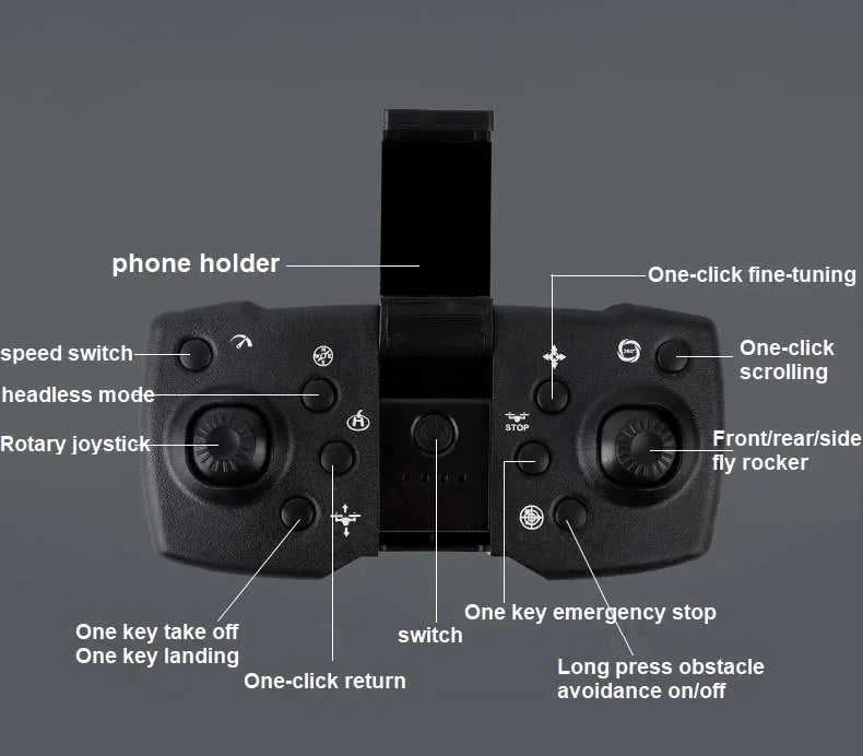 Drone 8K Professional Drones 4K HD Aerial Photography Obstacle Avoidance Quadcopter Helicopter RC Distance 3000M The jack market .AU The jack market .AU Drones $ 121 14:173#Gray Avoid Dual 8K