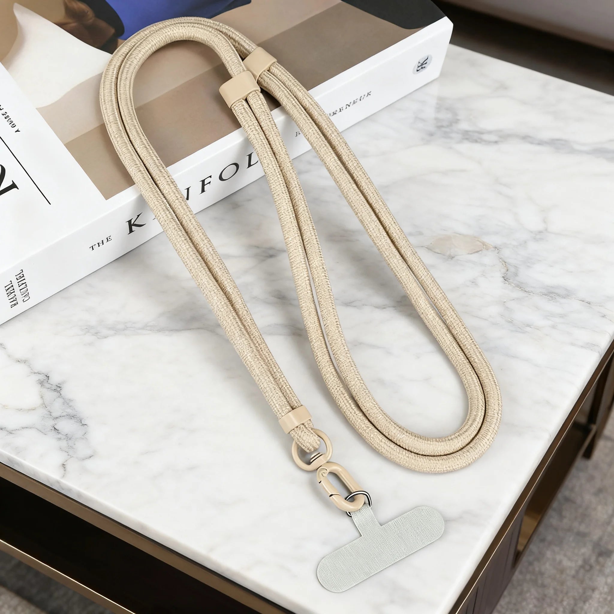 Universal Phone Lanyard - Adjustable Crossbody Neck Strap with Anti-Drop Clip & Portable Wrist Strap