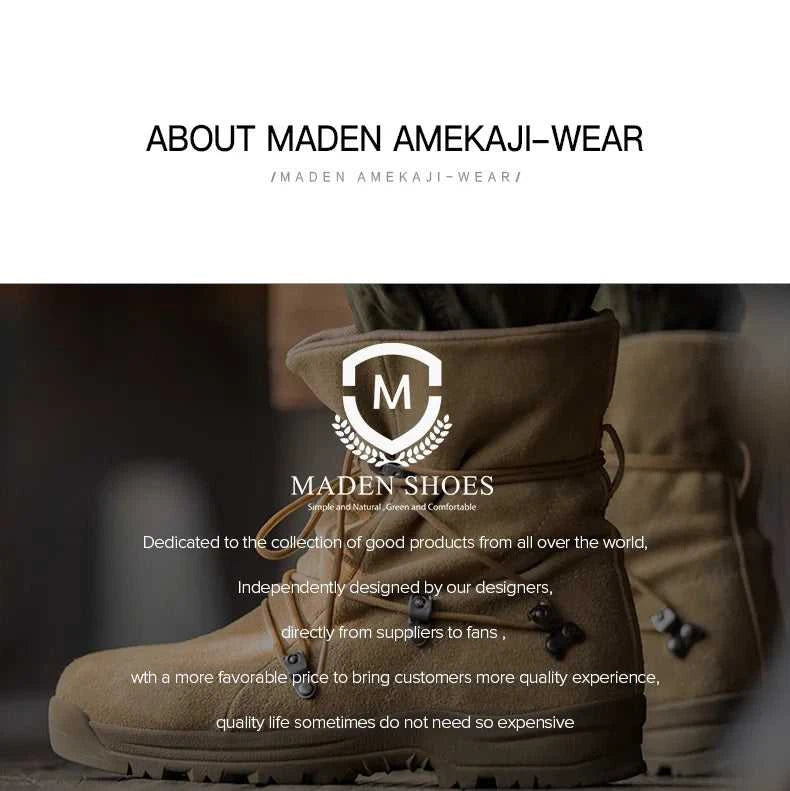 Maden Men's Vintage High-top Desert Boots Outdoor Cowboy Boots Indestructible Work Shoes Winter Safety Shoes The jack market .AU The jack market .AU Step Up Your Style: Trendy Shoes for Every Occasion! $ 119 14:771#Brown;200000124:200000898