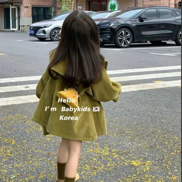 Baby Girls Skirt 2023 New Spring and Autumn Girls Skirt Korean Style Dark Green Solid Color Fashionable Dress The jack market .AU The jack market .AU Mum & Kids: Essential Products for Every Family $ 47 14:175#green;200000463:200004187#2T-90CM