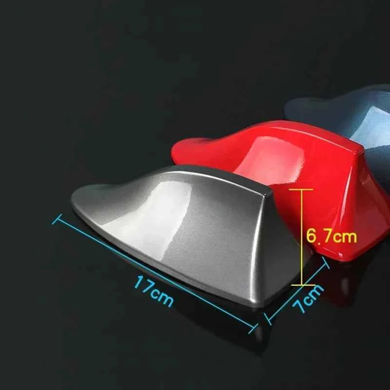 Car Radio Shark Fin Car Shark Antenna Radio FM Signal Design for All Automobiles Aerials Auto Exterior Styling Replacement Parts