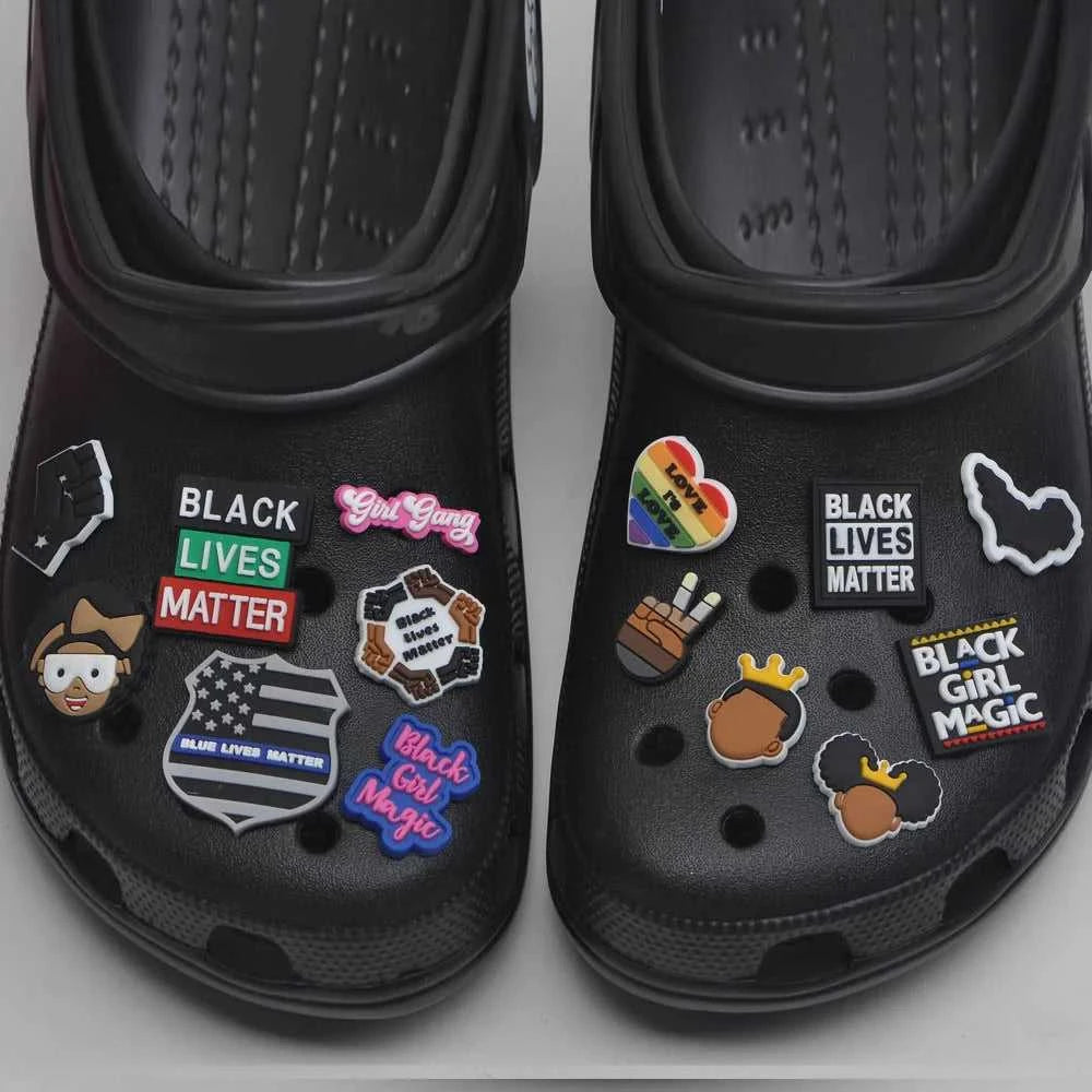 Shoe Charms Black Lives Matter PVC Cartoon Portraits Shoe Accessories for boys girls adults gifts The jack market .AU The jack market .AU Step Up Your Style: Trendy Shoes for Every Occasion! $ 46 14:1052#p2156