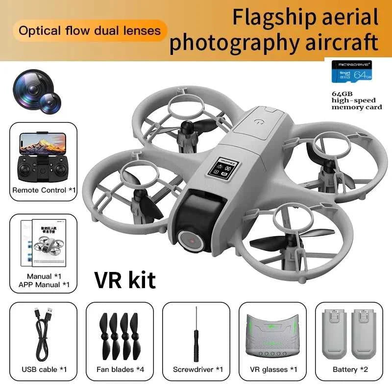 Drone Aerial Photography Aircraft with VR Support Includes VR Goggles Dual Cameras Three-Speed Switching Headless Mode X228 The jack market .AU The jack market .AU Drones $ 125 14:1052#X228 VR-Grey-2B-64G