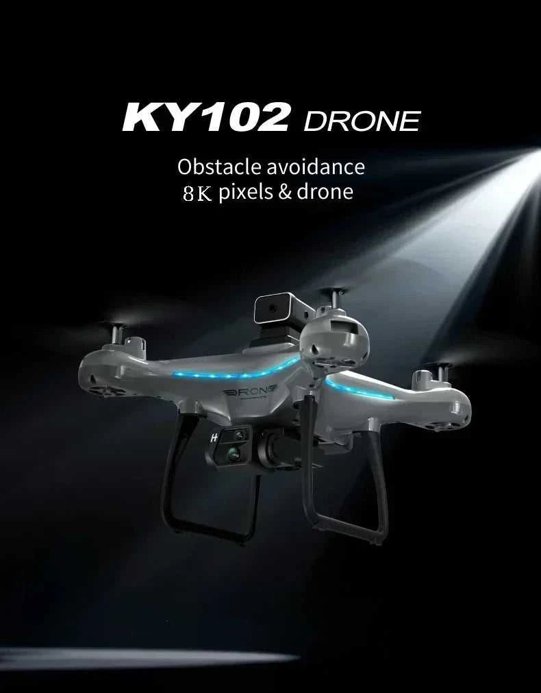 2026 Ky102 Drone 8k Hd Aerial Photography Dual Camera Brushless Quadcopter Obstacle Avoidance Optical Flow Aerial Rc Drone The jack market .AU The jack market .AU Drones $ 97 14:193#8K dual 1B