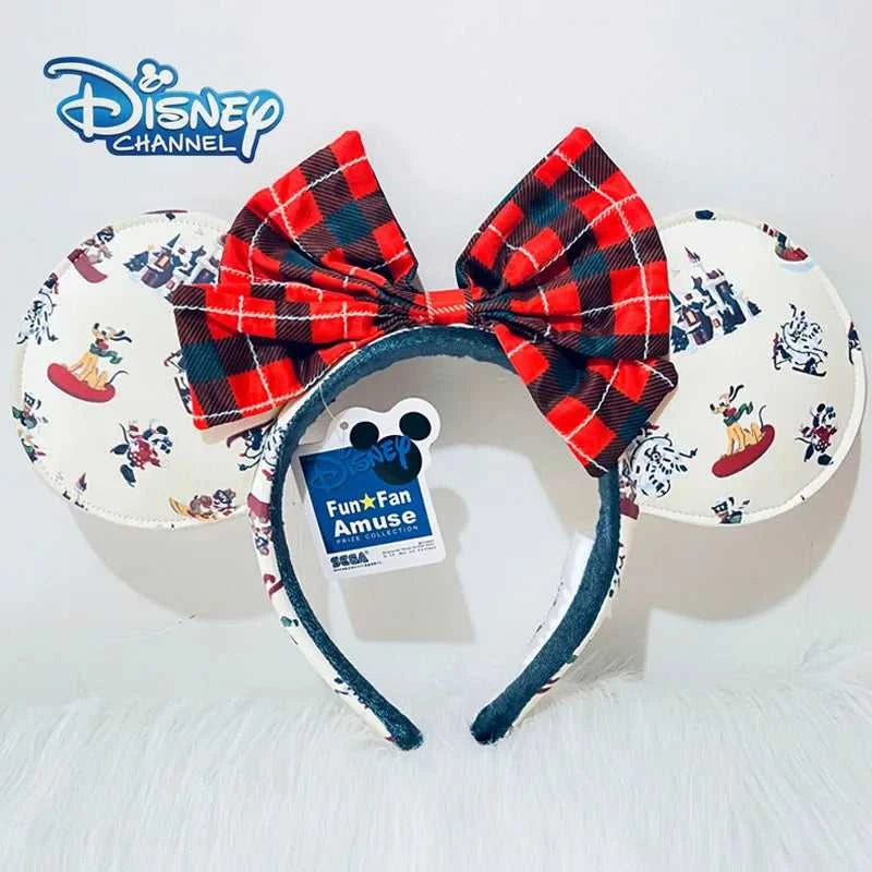 Disney Winter Christmas Headband Cartoon Mickey Pluto PU Leather Ear For Adults Bow Headband Minnie Park Accessories Headwear The jack market .AU The jack market .AU Mum & Kids: Essential Products for Every Family $ 39 14:10#E