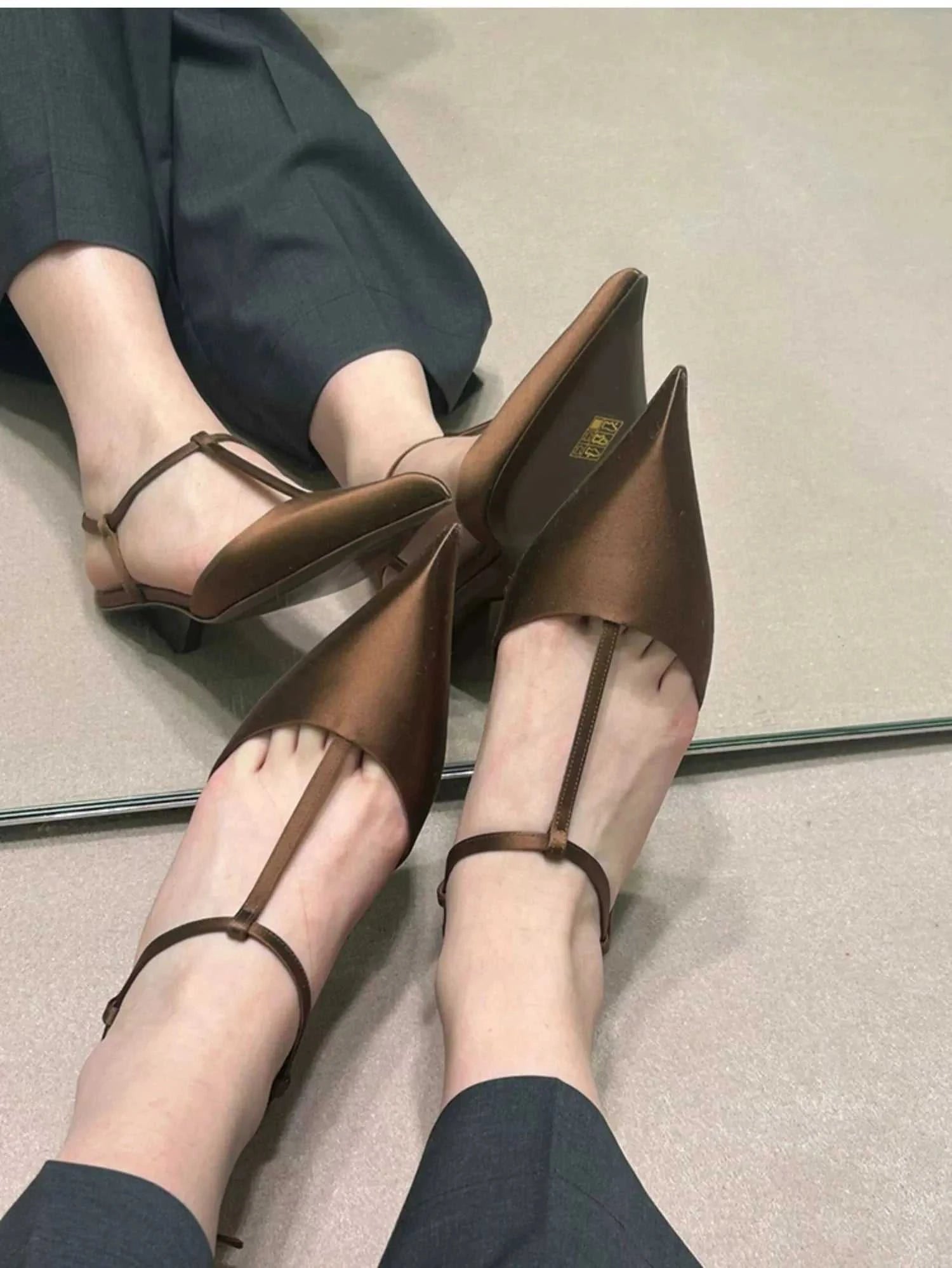 Women's Heeled Shoes New Sexy Pointed Toe Chunky Heel Slingbacks Shoes for Women High Heel Shoes Dress Party High Heel Sandals The jack market .AU The jack market .AU Step Up Your Style: Trendy Shoes for Every Occasion! $ 69 14:933;200000124:200000334