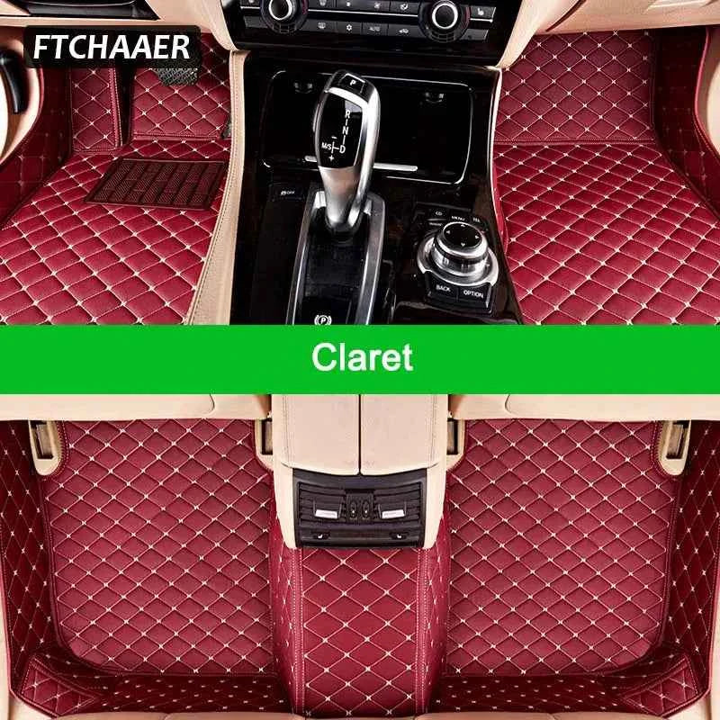 FTCHAAER Custom Car Floor Mats For Audi A8 Auto Carpets Foot Coche Accessorie