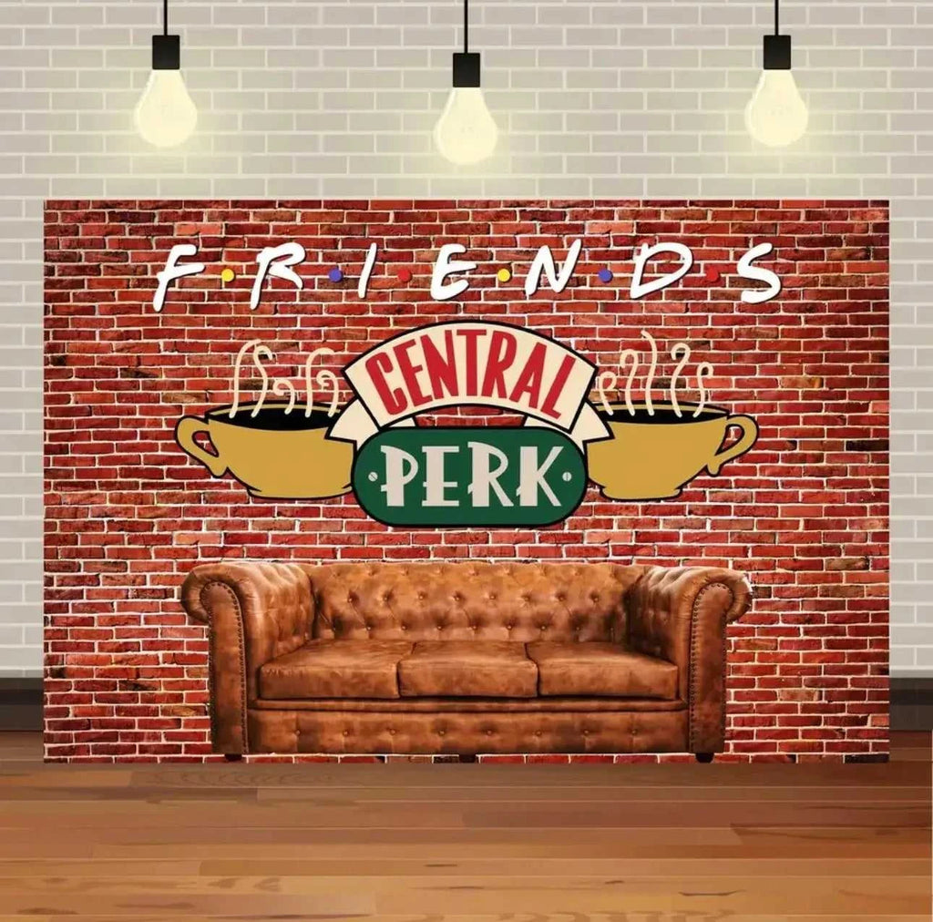 Red Brick Wall Theme Party Custom Backdrop Decorate Central Perk Friend Tv Show Retro Pub Sofa and Coffee Photography Background The jack market .AU The jack market .AU Home $ 57 14:200006153#JH 55-7;5:4182#270X180CM