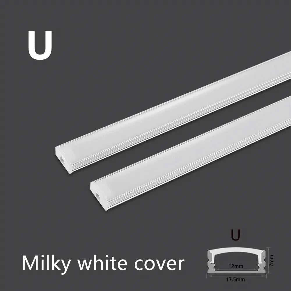 LED aluminum channel 0.5m, for 3528 5630 5050 LED strip U/V shape LED aluminum channel milk white cover/transparent cover The jack market .AU The jack market .AU Home $ 48 136:202135821#U 90 degree corner;14:10#4pcs