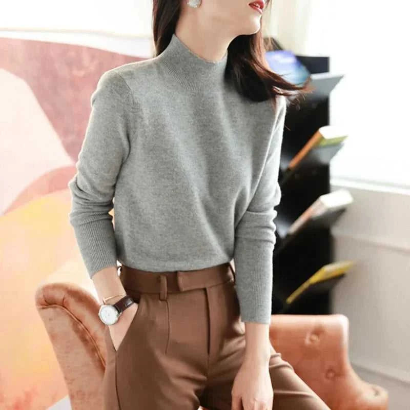 Autumn Winter chic Bottom Sweaters Women Fashion Turtleneck Pullover Slim Long Sleeve Knitted Jumpers Soft Warm Pull Femme Top The jack market .AU The jack market .AU $ 60 14:173#blue;5:200003528