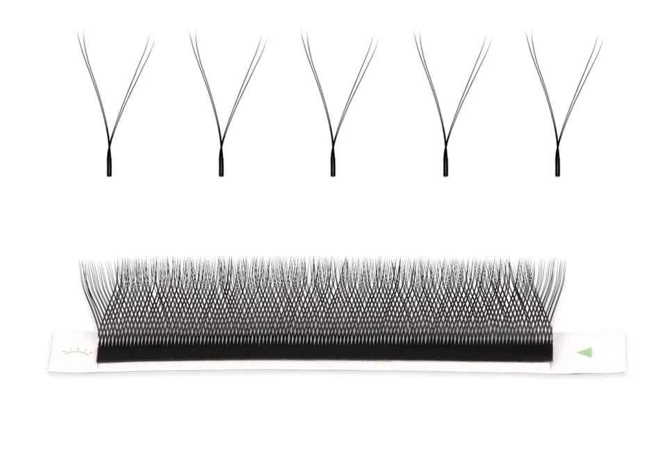 Lashprofessor 3D Spike Lashes - YY Shaped Faux Mink Premade Volume Fans for Luscious, Fairy-Like Eyes