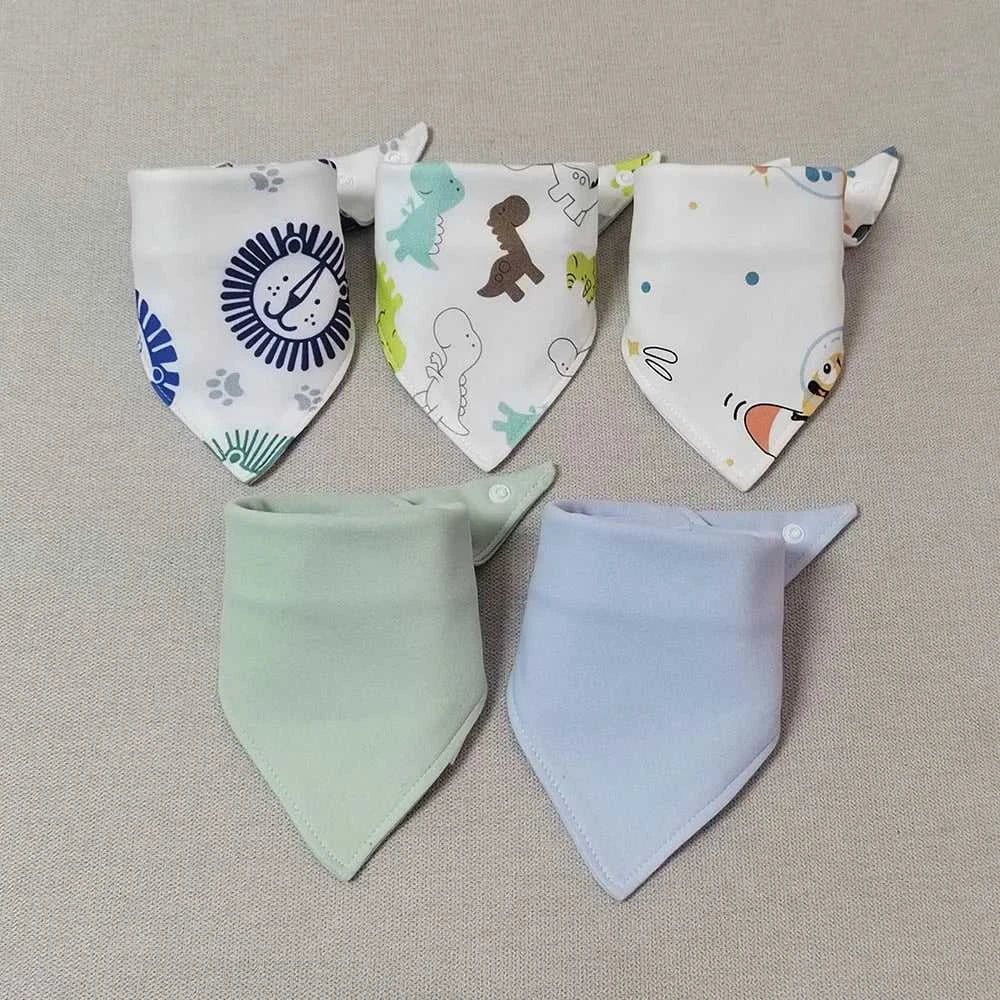 5Pcs/Lot Baby Bandana Bibs Cotton Triangle Double Layer Infant Feeding Burp Cloths Saliva Towel Apron Newborn Accessories The jack market .AU The jack market .AU Mum & Kids: Essential Products for Every Family $ 27 14:173#8;200007763:201336100