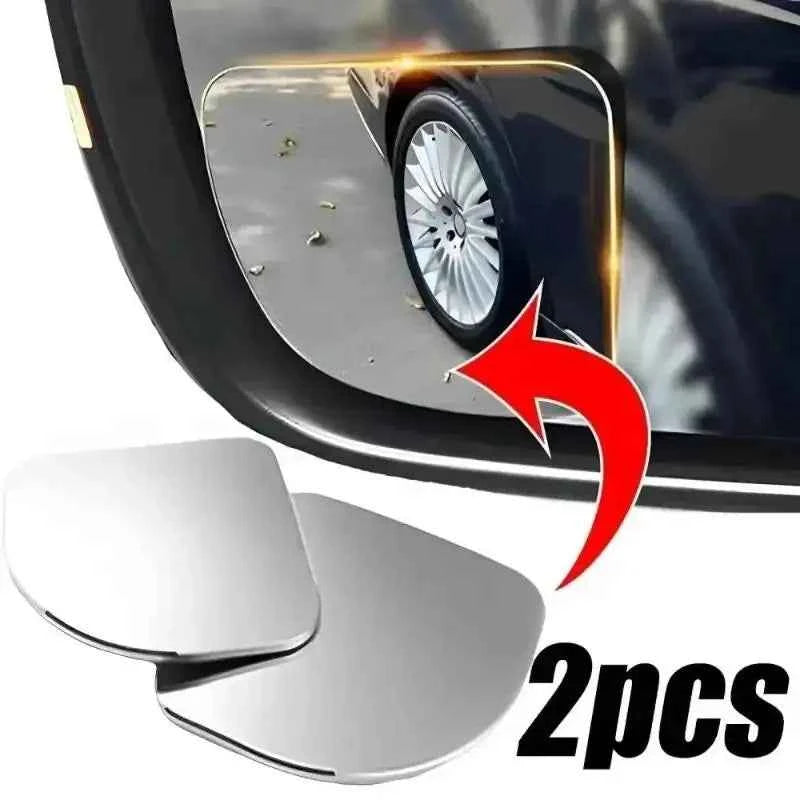 Car Rearview Mirror 360 ° Adjustable Wide-angle Reversing Assist Blind Spot Mirror Novice Parking Observation Practical Car Tool