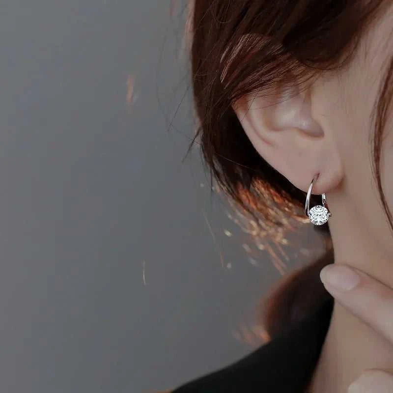 925 Sterling Silver Zircon Hoop Earrings Simple Temperament Exquisite Hot Semale Sexy Jewelry Gift The jack market .AU The jack market .AU Jewellery & Chains $ 54 200000226:347#gold