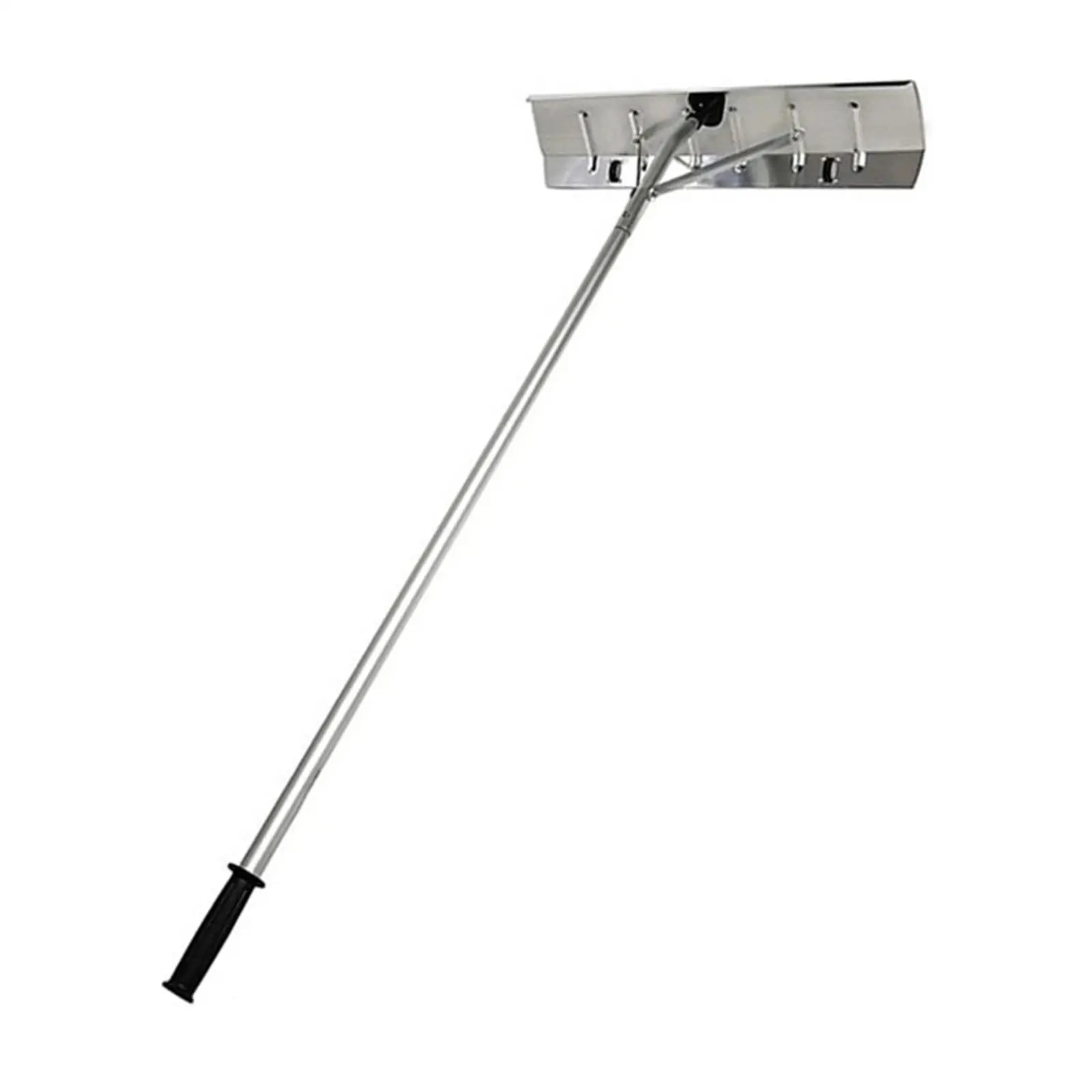 Snow Roof Rake with Wheels Durability Premium Time Saving Aluminum Alloy Snow Removal Tool Cleaning Tool for Rooftop Patio Lawn