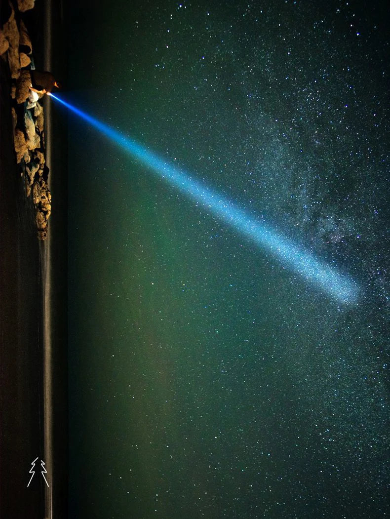 1000W Built-in Battery Flash Light Emergency Spotlights 9km 990000000LM Most Powerful Led Flashlights Tactical Torch 15000mah