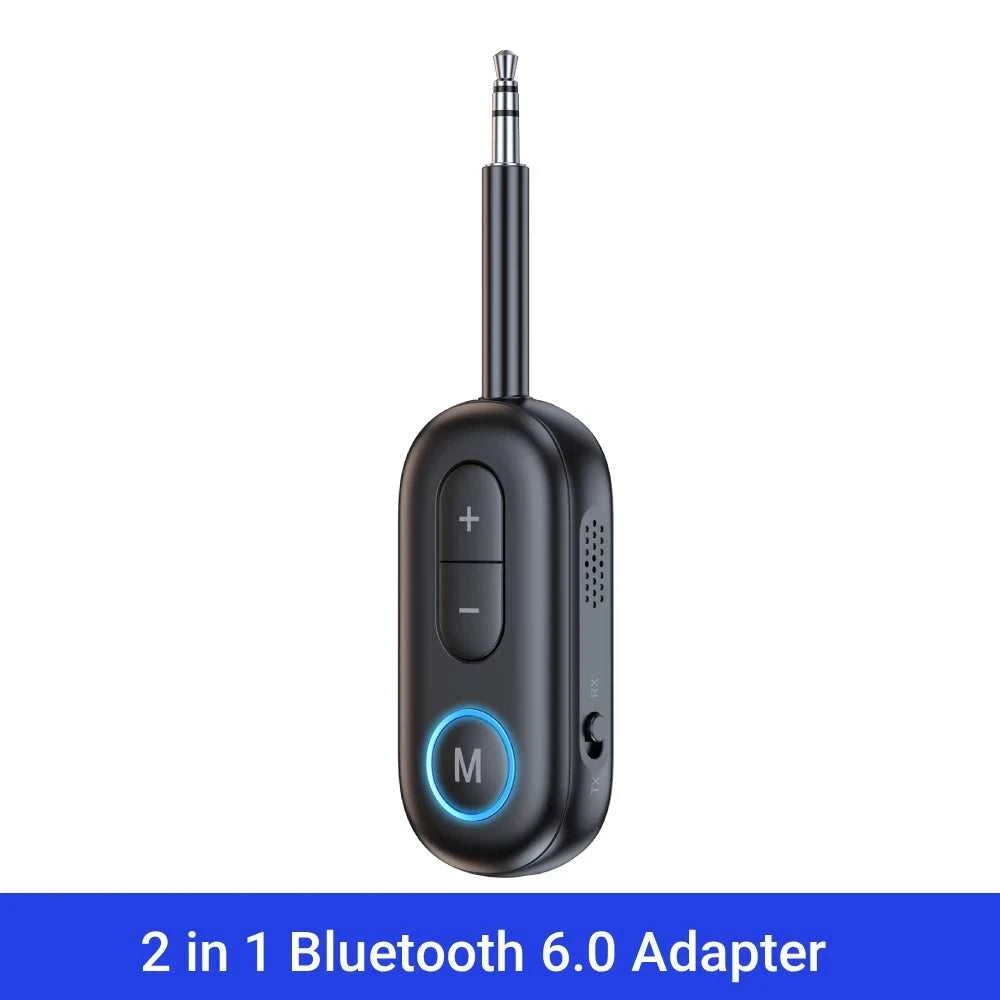 Bluetooth 6.0 Audio Transmitter Receiver 3.5MM AUX Hifi Stereo Music Wireless Adapter With Mic For Car Airplane TV PC Headphone The jack market .AU The jack market .AU Accessories Electronics $ 55 14:193#Bluetooth 6.0;200007763:201336100