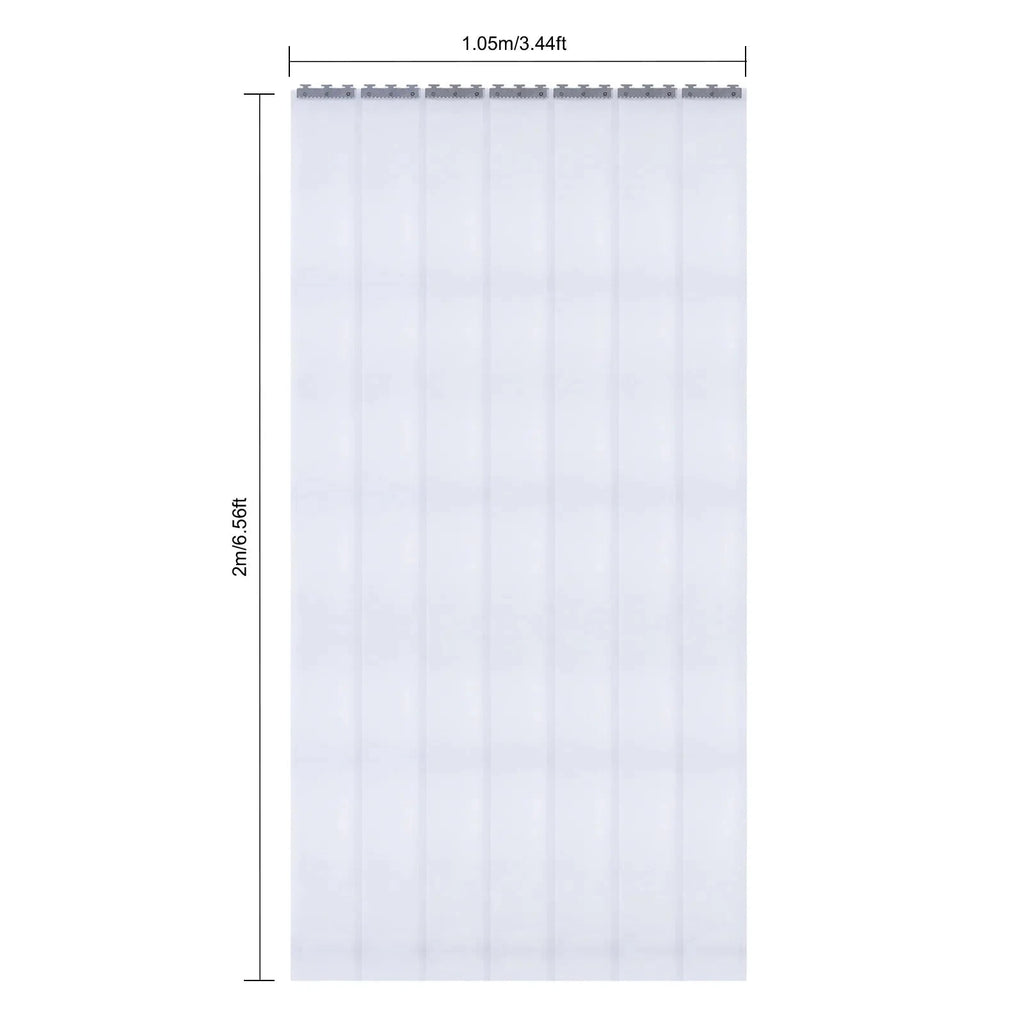 7Pcs PVC Strip Curtains,200x105cm Transparent Soft Door Strips Screen 2mm Thick Windproof Waterproof Antistatic Door Curtain Kit The jack market .AU The jack market .AU Home $ 112 14:618;200007763:201336101