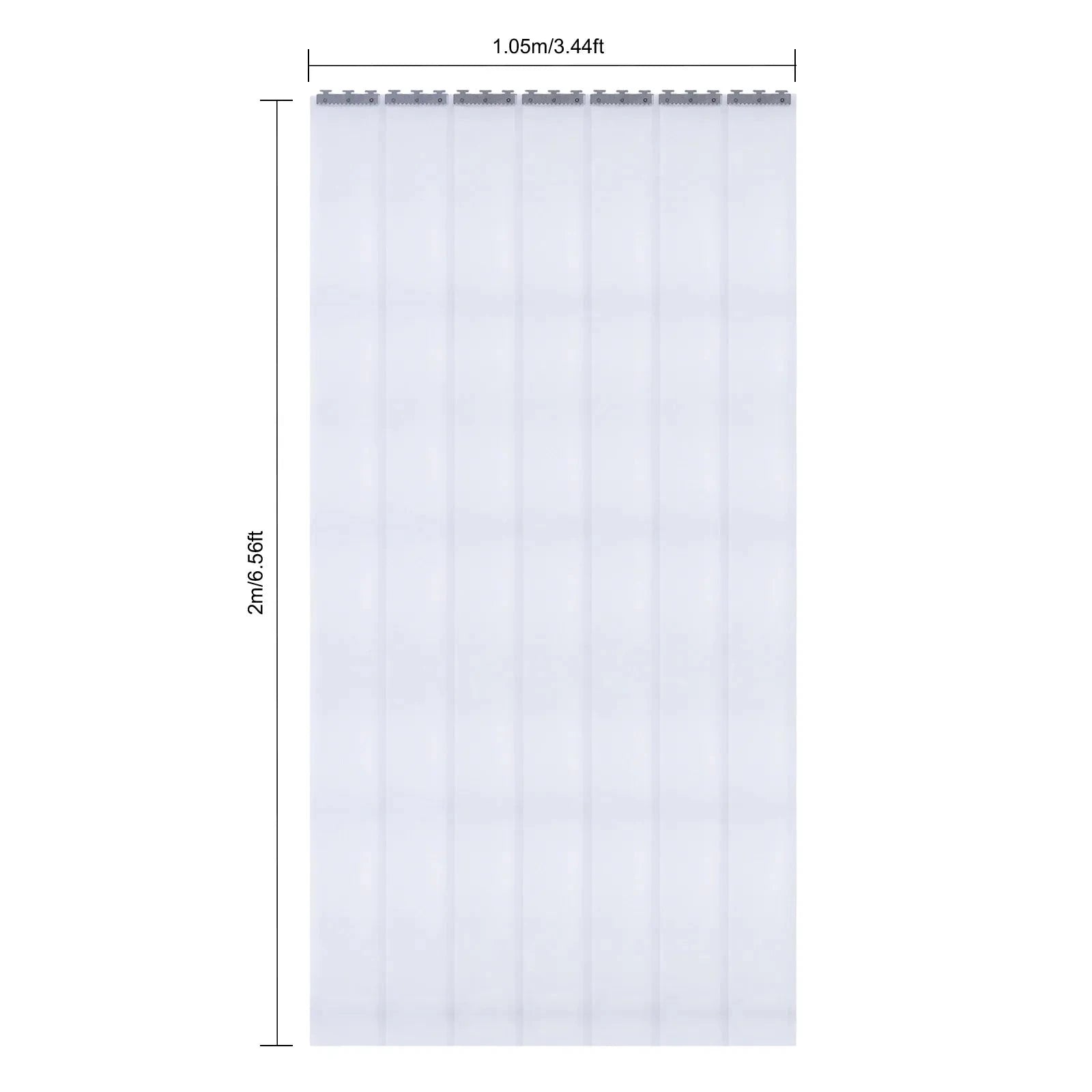 7Pcs PVC Strip Curtains,200x105cm Transparent Soft Door Strips Screen 2mm Thick Windproof Waterproof Antistatic Door Curtain Kit The jack market .AU The jack market .AU Home $ 112 14:618;200007763:201336101