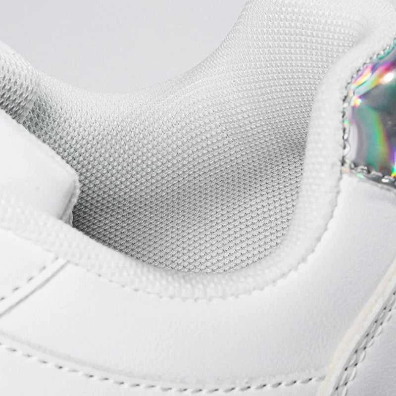 Hot Sell Women's Shoes Lightweight Casual Shoes Fashion Walking Shoes White Lace-up Sneakers Plus Size Platform Vulcanized Shoe The jack market .AU The jack market .AU Step Up Your Style: Trendy Shoes for Every Occasion! $ 73 14:193#White Silver;200000124:200000337