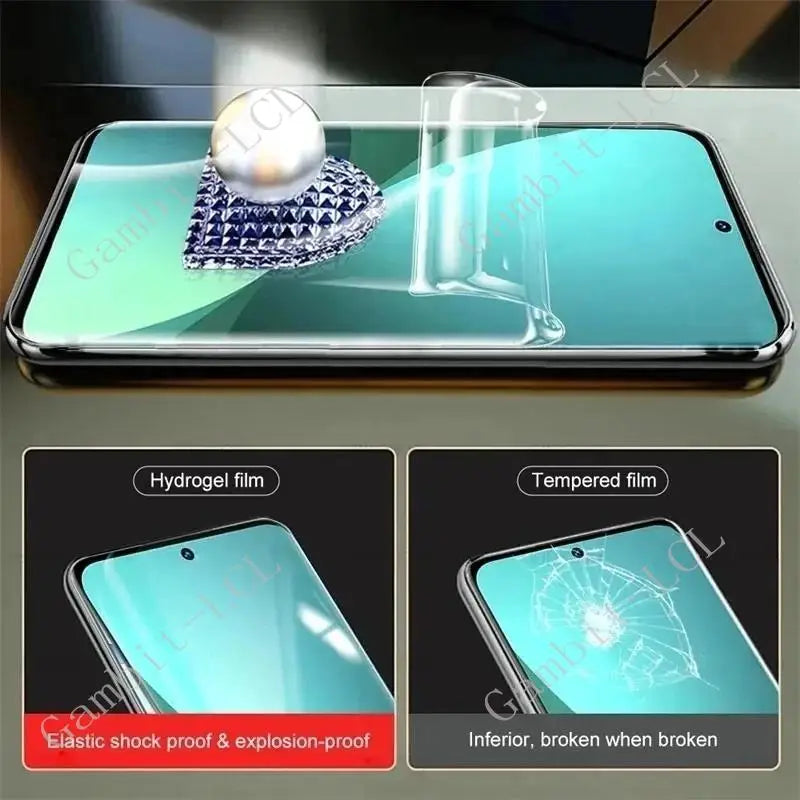 OPPO Find N3 Flip Hydrogel Screen Protector - 3-in-1 Full Coverage, 6.8" HD Clarity, Ultimate Protection