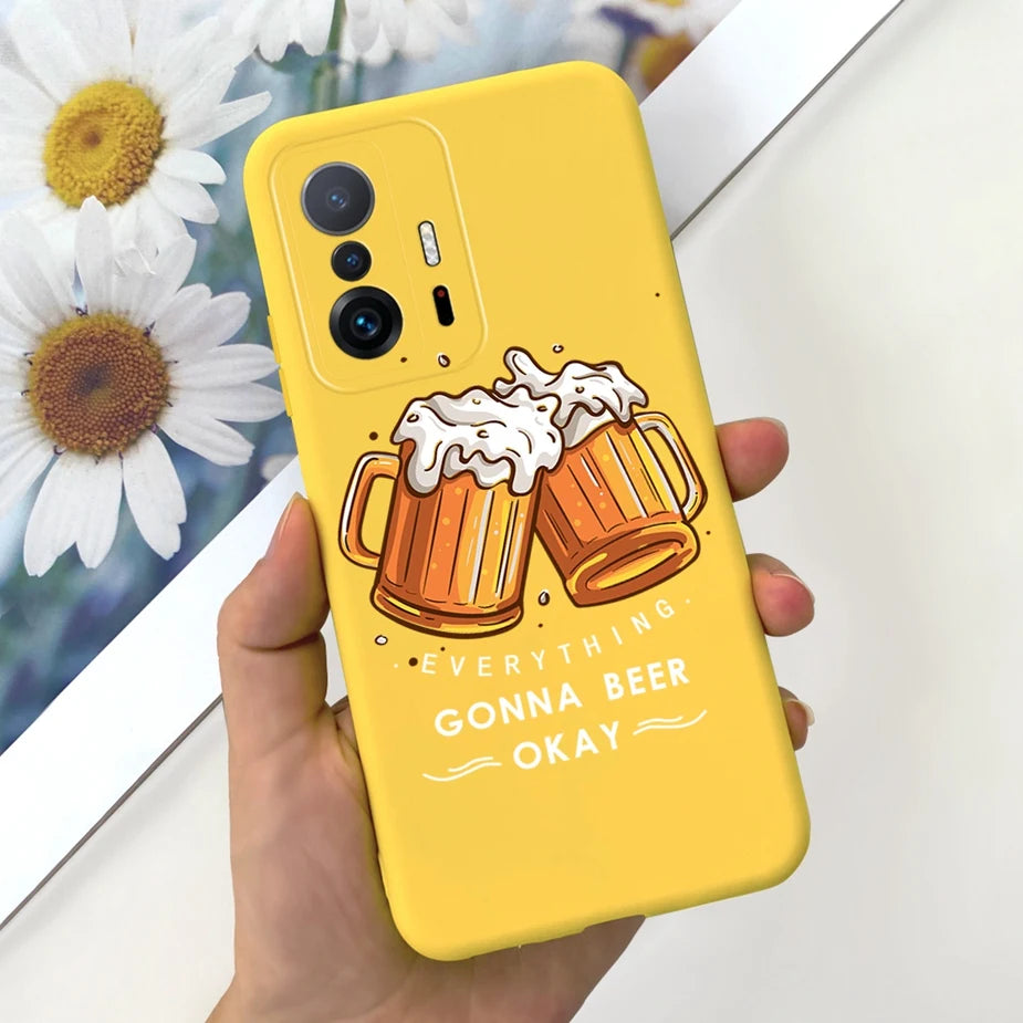 Xiaomi 11T Pro Case - Cute Cartoon Design, Soft Silicone Protection for Xiaomi Mi 11T Pro & 11TPro