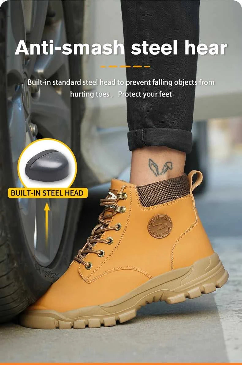 Waterproof Work Safety Shoes Men Boots Anti-smash Sneakers Steel Toe Electric Welding Boots Indestructible Male Footwear The jack market .AU The jack market .AU Step Up Your Style: Trendy Shoes for Every Occasion! $ 100 14:4602#Black;200000124:200000337