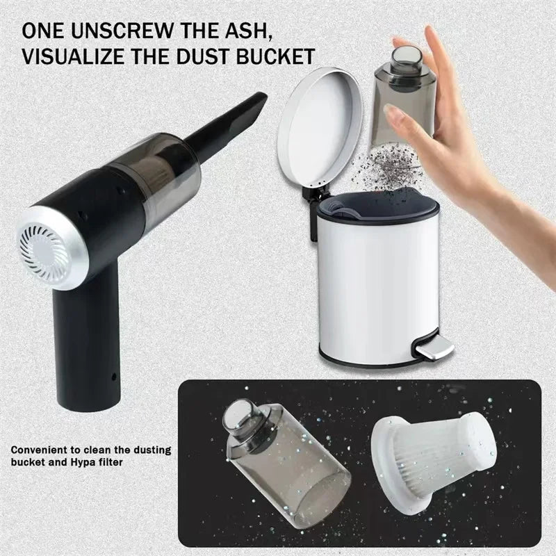 Car Vacuum Cleaner Portable Small VacuumCleaner For Multi Purpose Vehicles Small Household Pump Handheld Car Vacuum Cleaner
