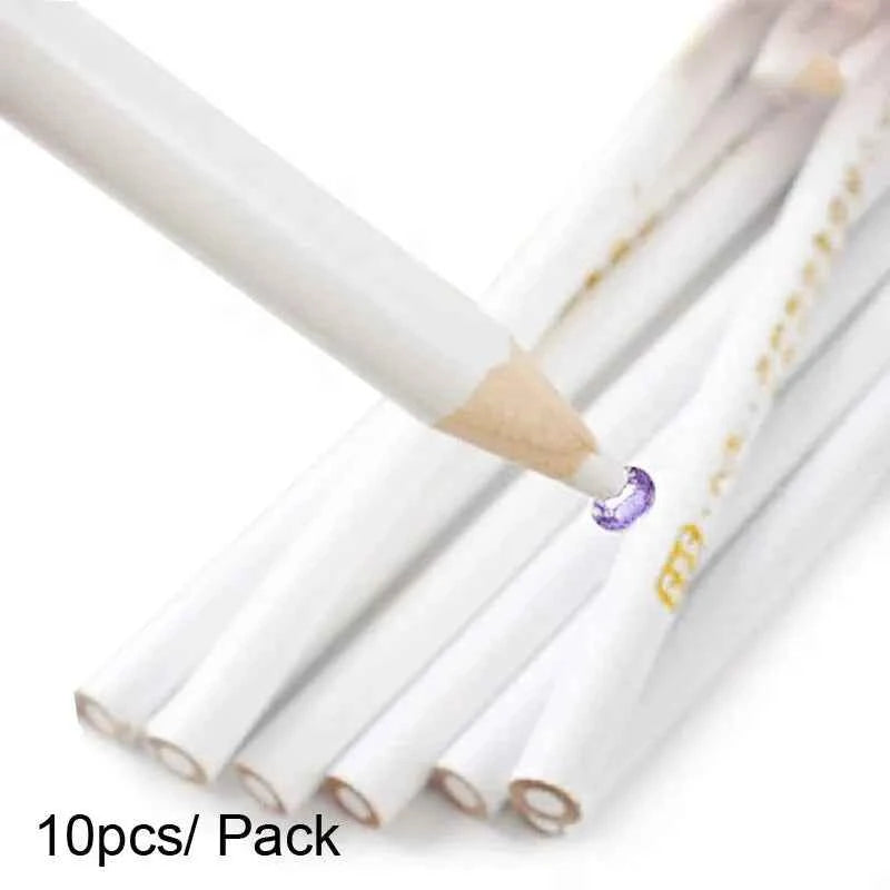 SparkleCraft Crystal Dotting Pen Set - 5/10 Pcs Nail Art Rhinestone Picker & Bead Tool for DIY Designs