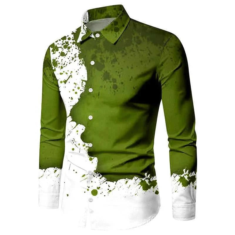 Fashionable Men's Shirt Splash Ink Stripe Designer Design Casual Outdoor Lapel Luxury Party Tops Soft Comfortable New Style The jack market .AU The jack market .AU Men Fashion $ 45 14:350850#AE335;5:200000991