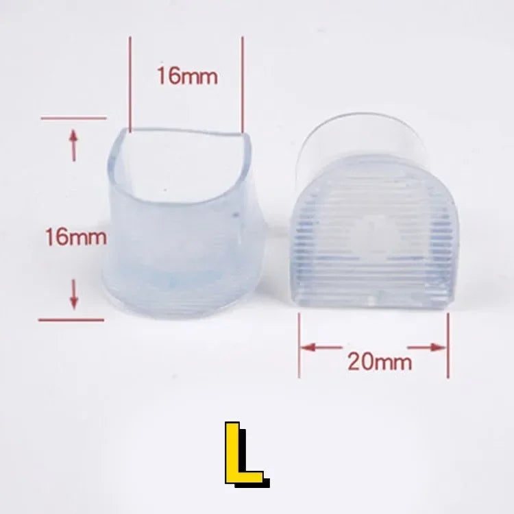2/4/10/20Pcs Silicone Heel Protectors Stoppers Stiletto Dancing Covers Antislip High Heeler Bridal Wedding Shoes Accessories