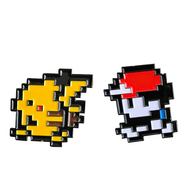 Pokemon Pikachu Series Enamel Pins Cute Brooch For Women Lapel Pins Badge on Backpack Costume Accessories Fashion Jewelry Gifts