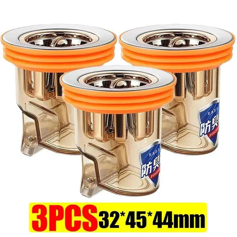 Bathroom Floor Drain Core Toilet Deodorant Anti-Odor Floor Drain Cover Hair Filter Gravity-Induction Sewer Shower Drain Strainer The jack market .AU The jack market .AU Home $ 48 14:202675806#2PCS