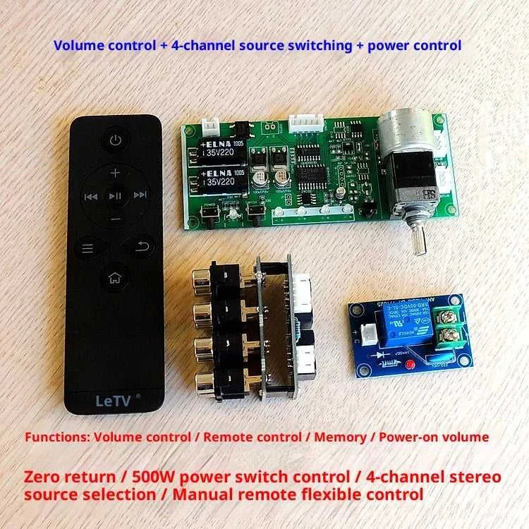 Nvarcher Volume potentiometer remote control board 4-way Audio Input Signal Selector Switching The jack market .AU The jack market .AU Accessories Electronics $ 90 14:350850#with RK168