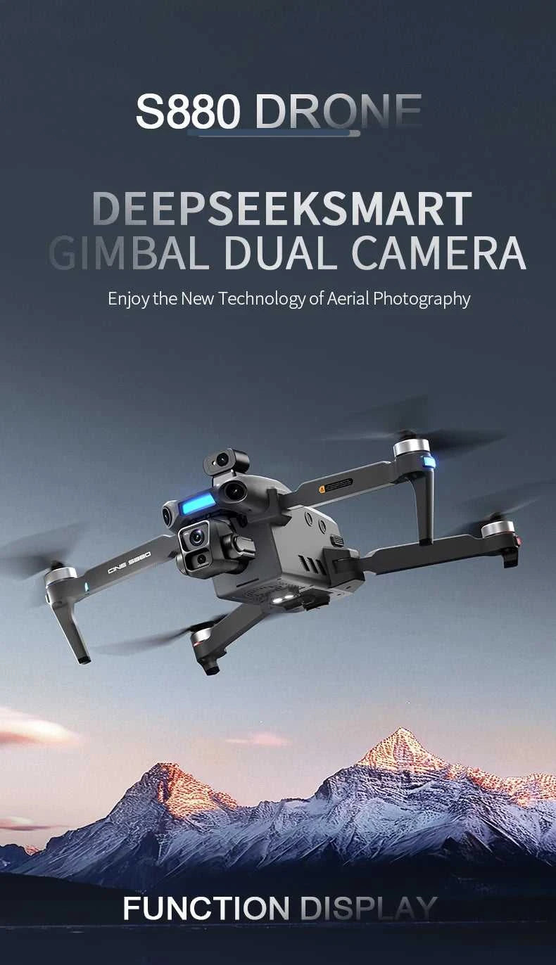 Load Bearing 800g S880 GPS Drone With 8K HD Camera 3-axis Gimbal Brushless Laser Obstacle Avoidance With Airdrop FPV RC Dron The jack market .AU The jack market .AU Drones $ 388 14:691#LG-NO OAS-64G