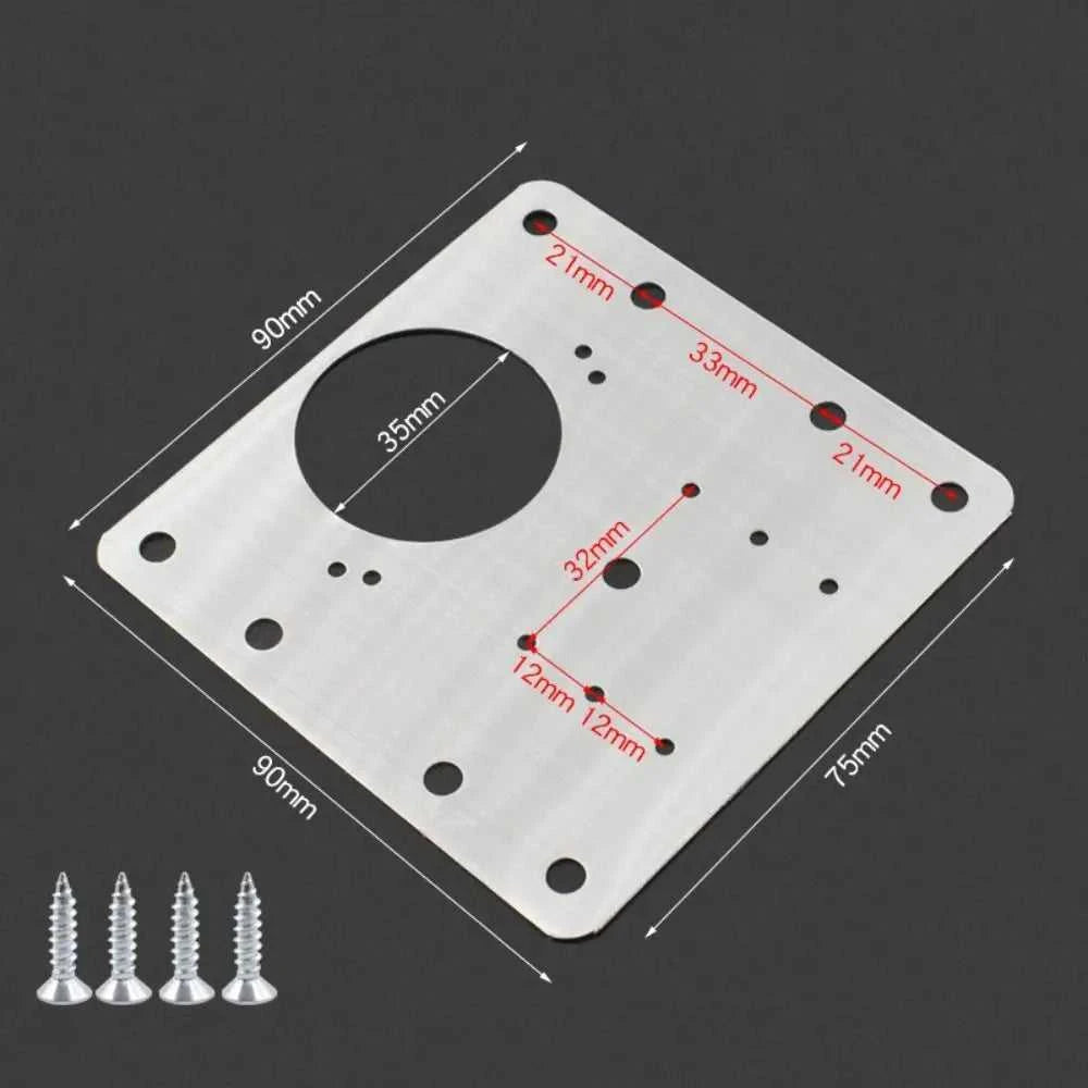 Stainless Steel Kitchen Cabinet Hinge Repair Plate Silver with 4 Screws Furniture Drawer Hinge Fixing Plate Easy to install The jack market .AU The jack market .AU Home $ 50 <none>