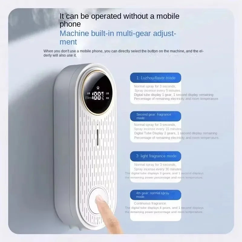 NEW Zai Xiao Intelligent App Aromatherapy Machine Humidifier Bedroom Fresh Air Toilet Deodorization Fragrance and Fragrance Room - Jack market 1988Jack Market 1988